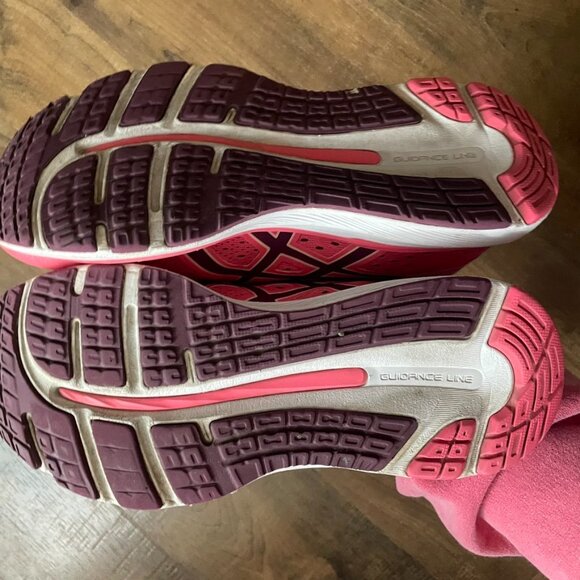 ASICS Gel-Excite 8 Women’s Running Shoes Pink Maroon Size 8 - Great Condition - Picture 7 of 7